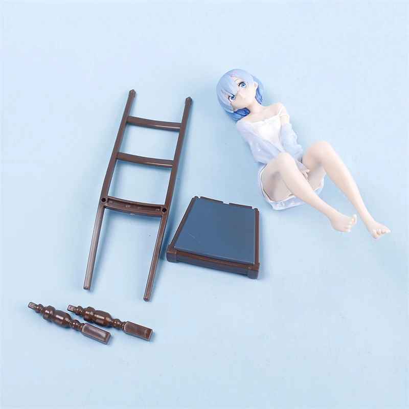 Rem Sitting on Chair Figure – Re:Zero Anime Collectible