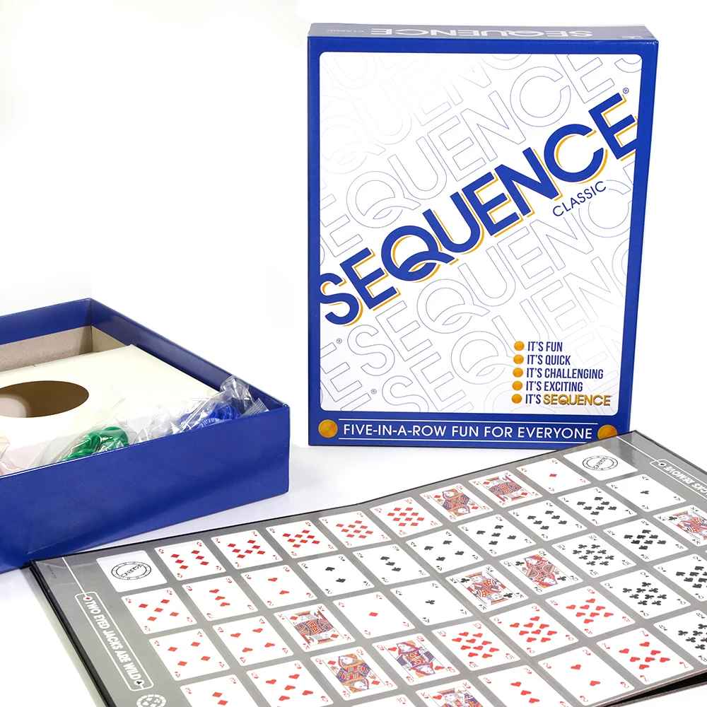 SEQUENCE Board Game – Original Game with Folding Board