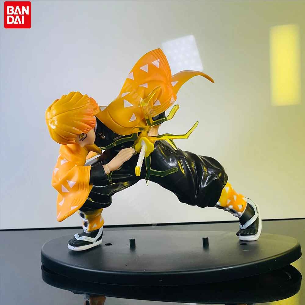 Demon Slayer Agatsuma Zenitsu figure lightning effect sword pose collectible