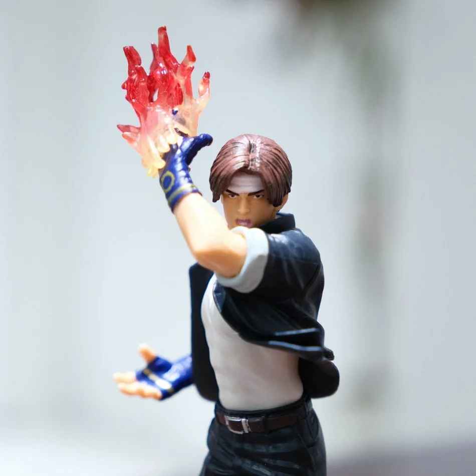 King of Fighters Figure Set | Kyo Kusanagi & Iori Yagami Statue Gaming Collectible KOF Merch | Geekzillaa