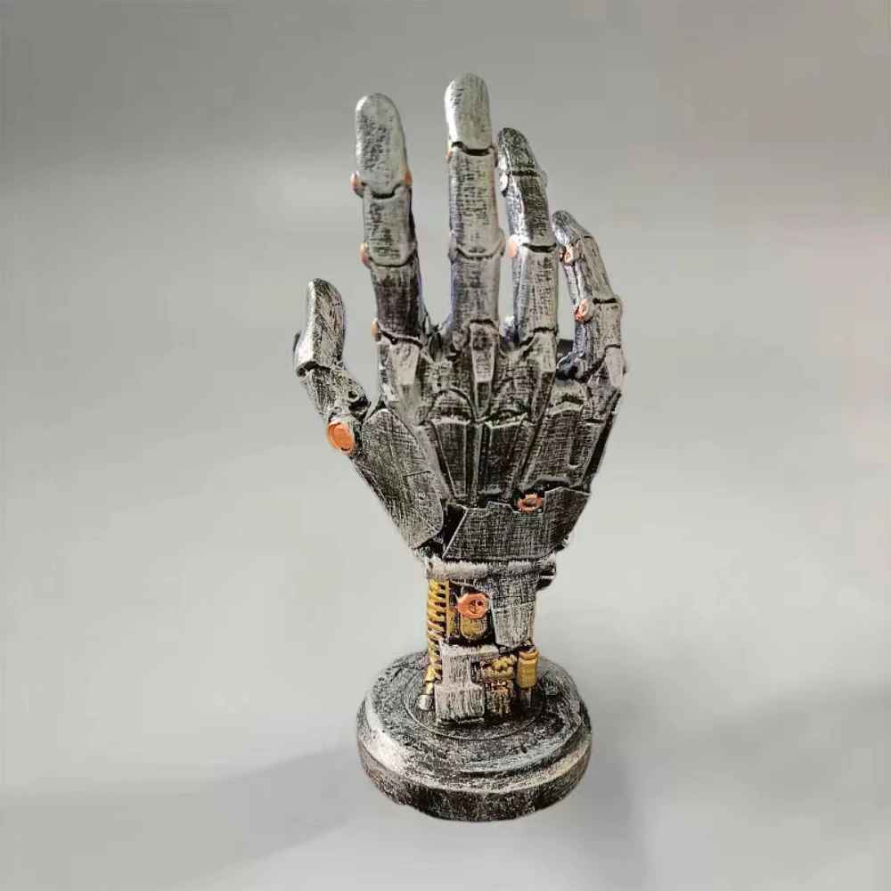 Futuristic Punk Robotic Arm Stand – 25cm Decorative Headphone & Controller Holder