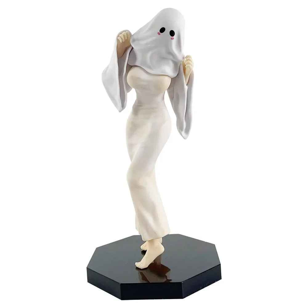 Cute Ghost Girl Figure | Ghost Niang Vinyl Statue 21cm | Original Character Anime Collectible | Geekzillaa
