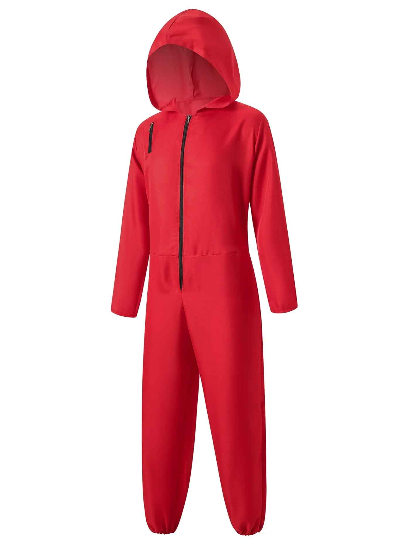 Money Heist Red Jumpsuit & Dali Mask Costume Set