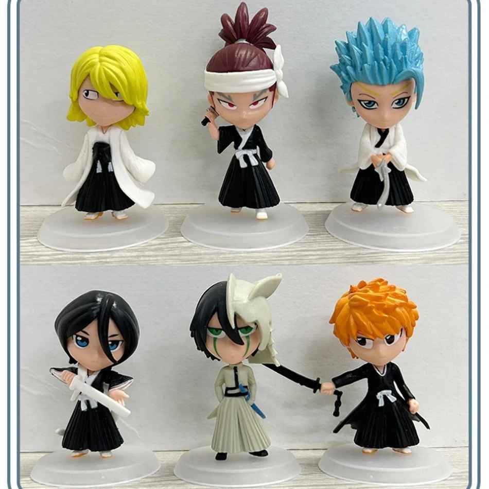 Bleach Anime Chibi Figures – 6-Pack Collectible Set