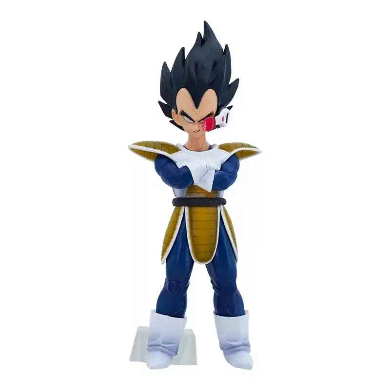 Vegeta Saiyan Saga Figure | Classic Armor Scouter Era Statue | Dragon Ball Z Collectible | Geekzillaa