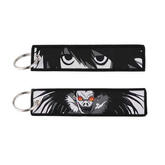 Death Note "Kira" Embroidered Cloth Keychain