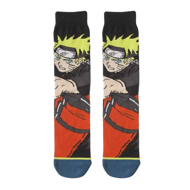 Naruto Anime Socks | Naruto Uzumaki & Itachi Uchiha Akatsuki Crew Socks | Geekzillaa