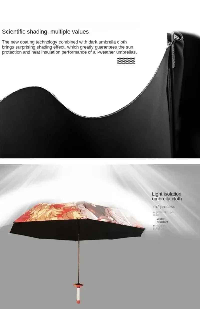 Bleach Katana Umbrella | Soul Reaper Sword Handle Parasol | Anime Tactical Gear | Geekzillaa