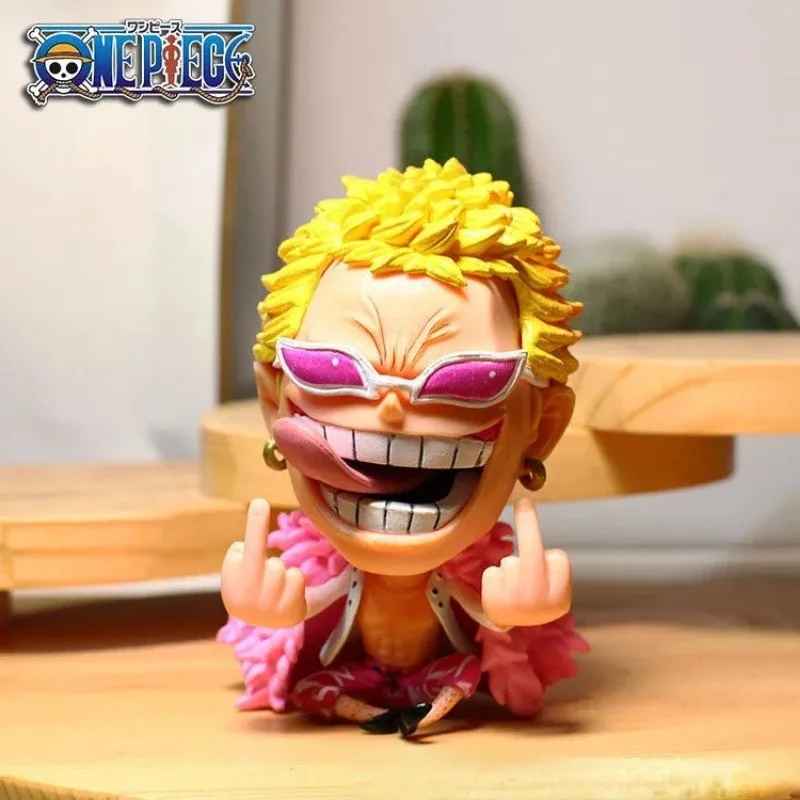🏴‍☠️ One Piece Chibi Figure Set – Doflamingo & Luffy