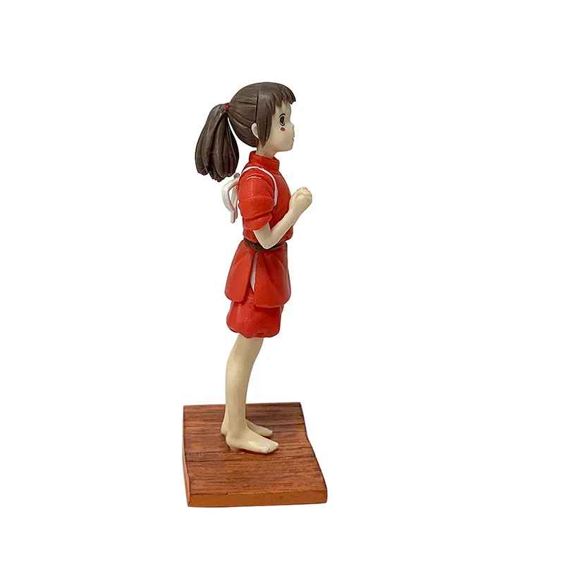 Spirited Away Figure Set | Chihiro & No-Face (Kaonashi) Statue Studio Ghibli Anime Collectible | Geekzillaa