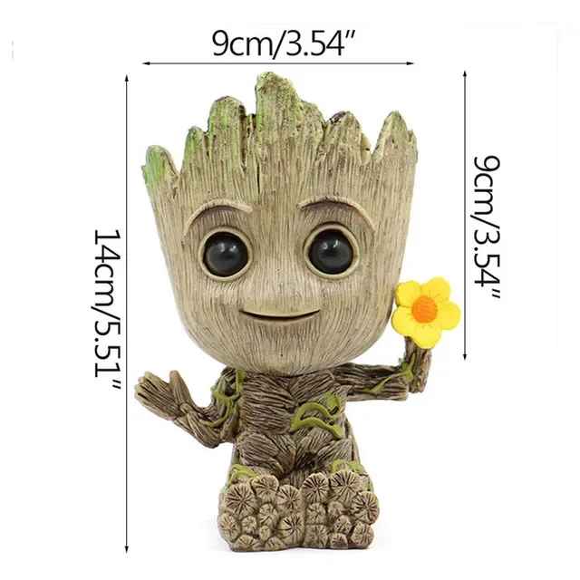 Groot Mini figure Pen Holder Flower Pot