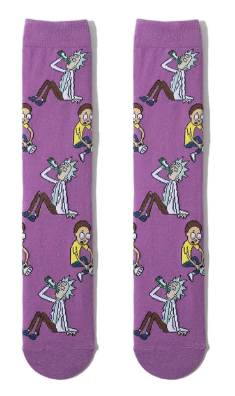 Rick and Morty Socks | Multiple Designs & Adult Swim Merch Crew Socks Collection | Geekzillaa