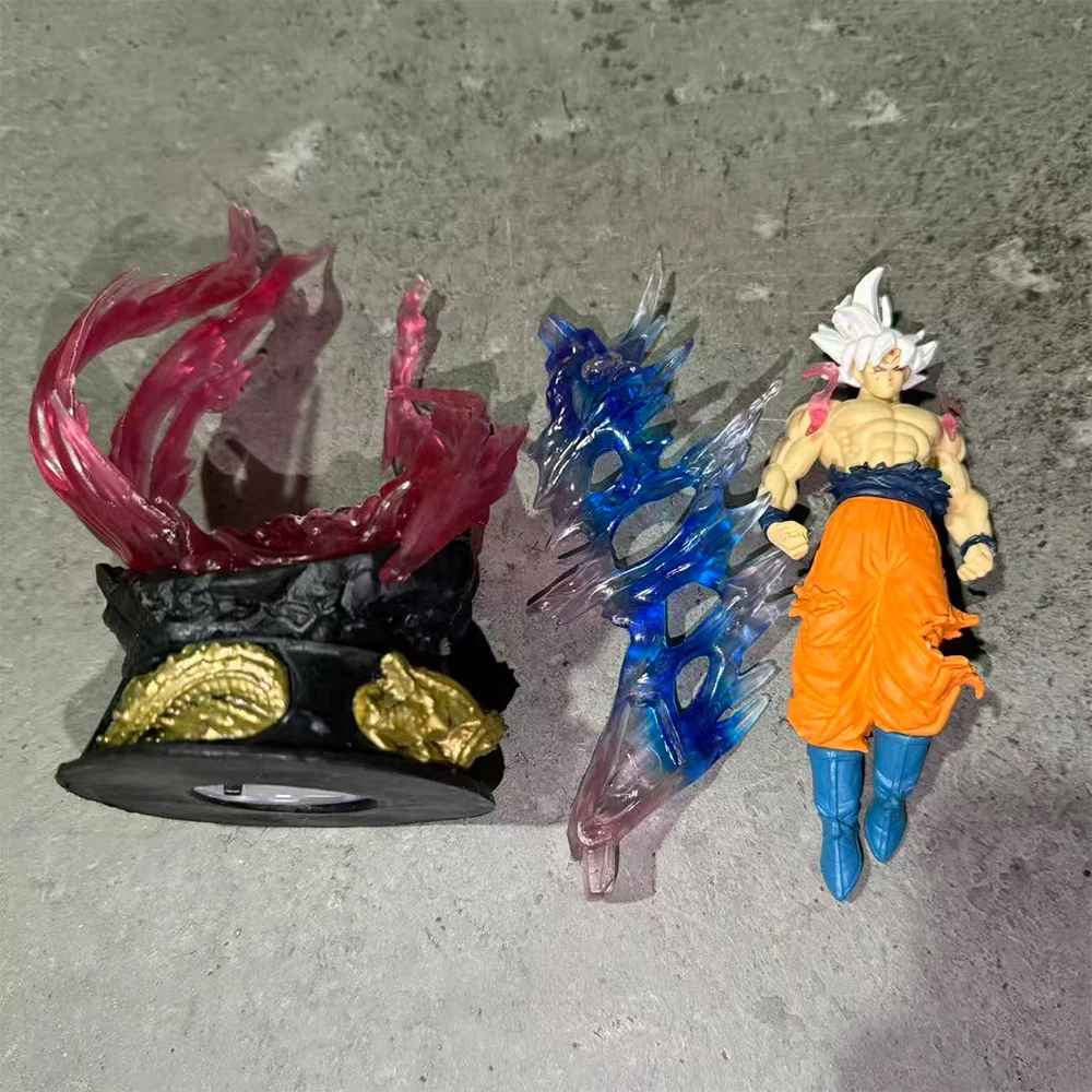 Goku Ultra Instinct Figure | Silver-Haired Saiyan Transformation Statue | Dragon Ball Super Collectible | Geekzillaa