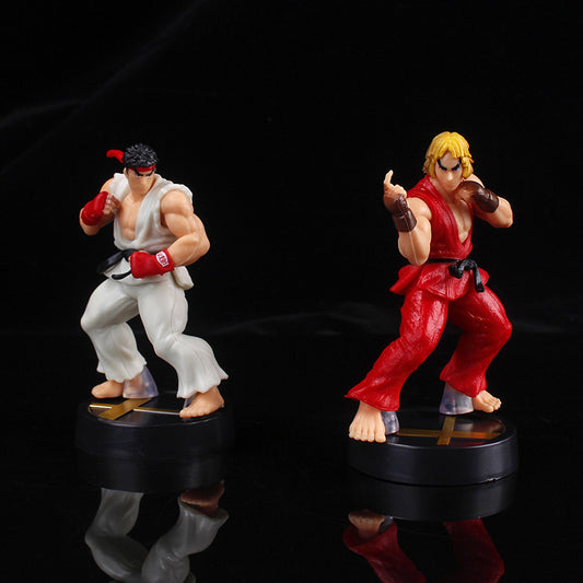 2 pcs Street Fighter Fighting Game Action Figure – Premium Articulated Collectible