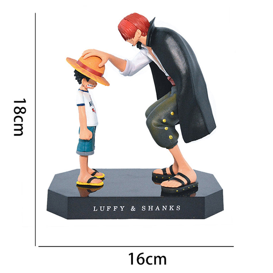 One Piece Luffy and Shanks Action Figure