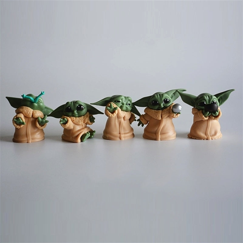 Star Wars Baby Yoda Action Figures set of 5