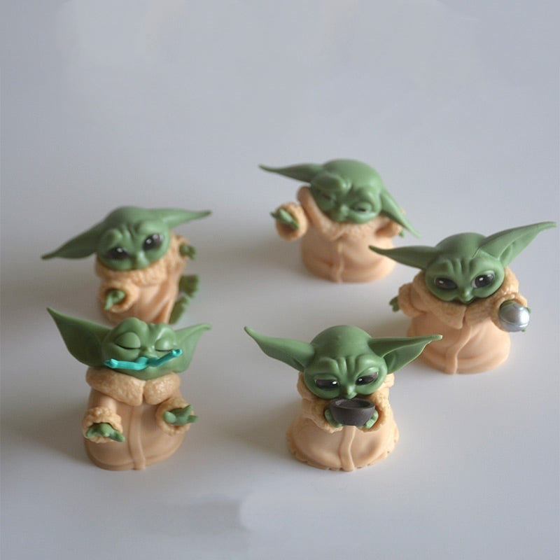 Star Wars Baby Yoda Action Figures set of 5