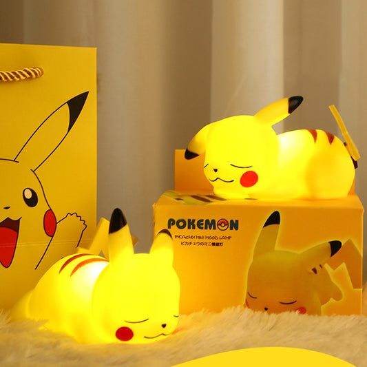 Pokemon Pikachu Night Light – Glowing LED Lamp with Box and Gift Bag