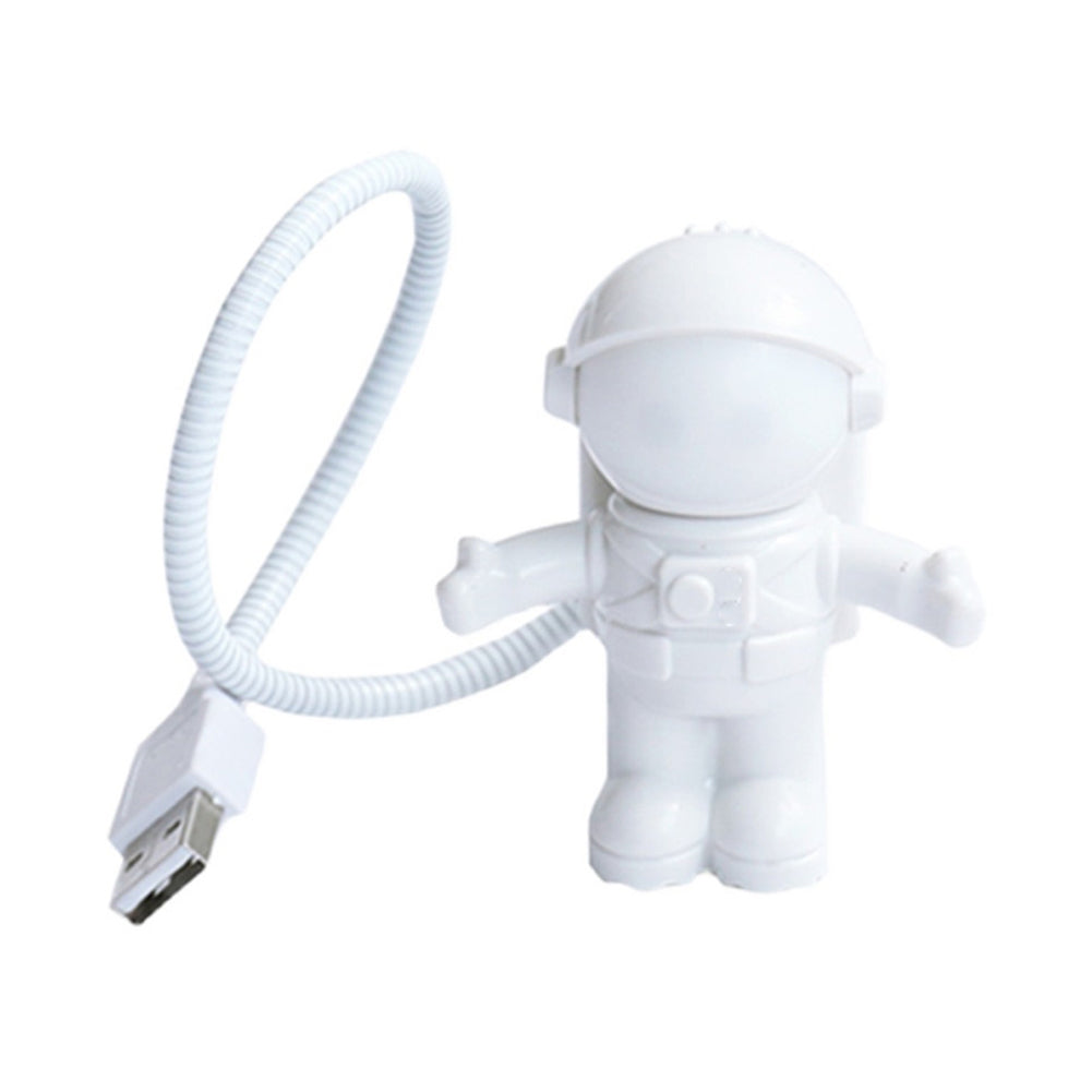 Astronaut LED Lamp – Flexible USB Night Light for Desk & Bedroom