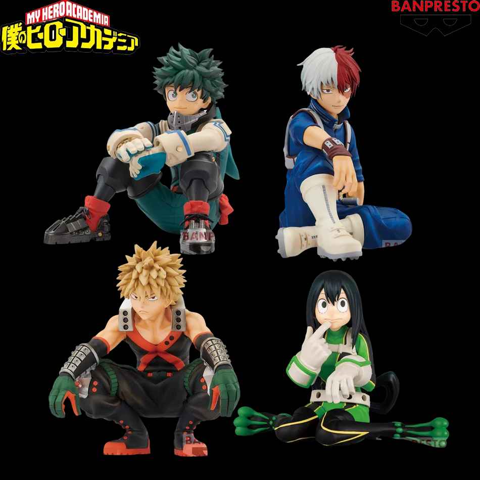 My Hero Academia Big 3 Sitting Figures: Deku, Bakugo, & Todoroki Set
