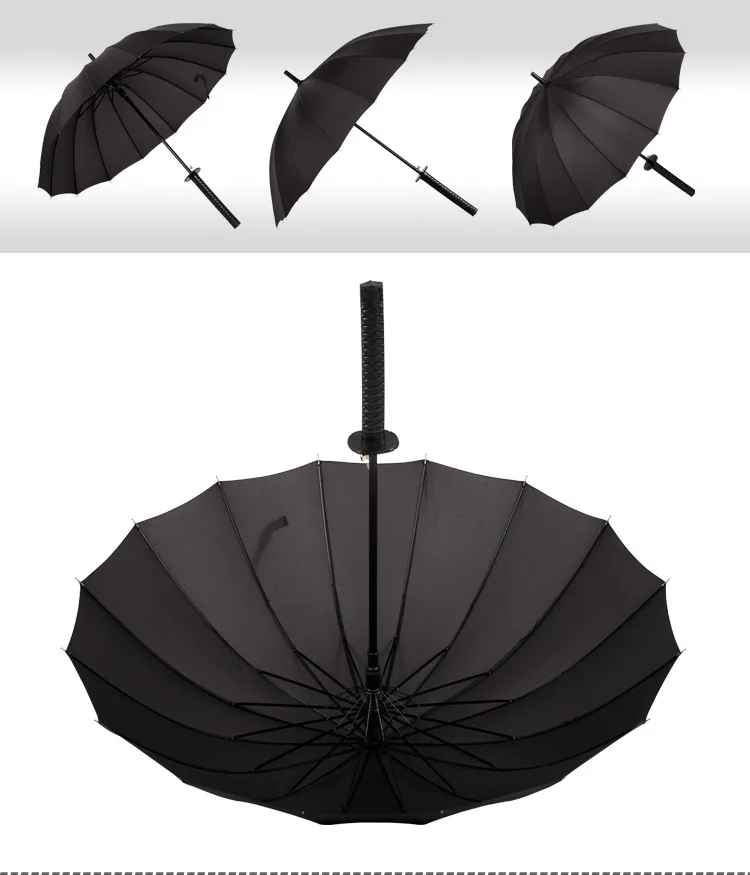 Katana Umbrella – Samurai Sword Style with Shoulder Strap | Ninja Cosplay Accessory