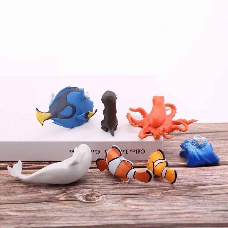 Finding Dory & Nemo Character Toy Figurine Set (7 Pcs)