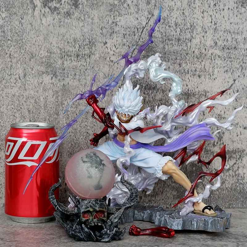 Luffy Gear 5 LED Lamp Statue | Nika Power Up Display One Piece Light | Geekzillaa