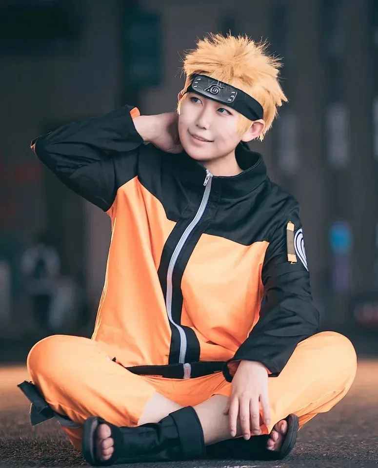 Naruto Uzumaki Cosplay Costume – Shippuden Ninja Outfit