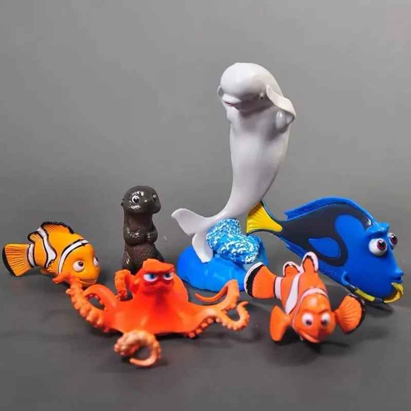 Finding Dory & Nemo Character Toy Figurine Set (7 Pcs)