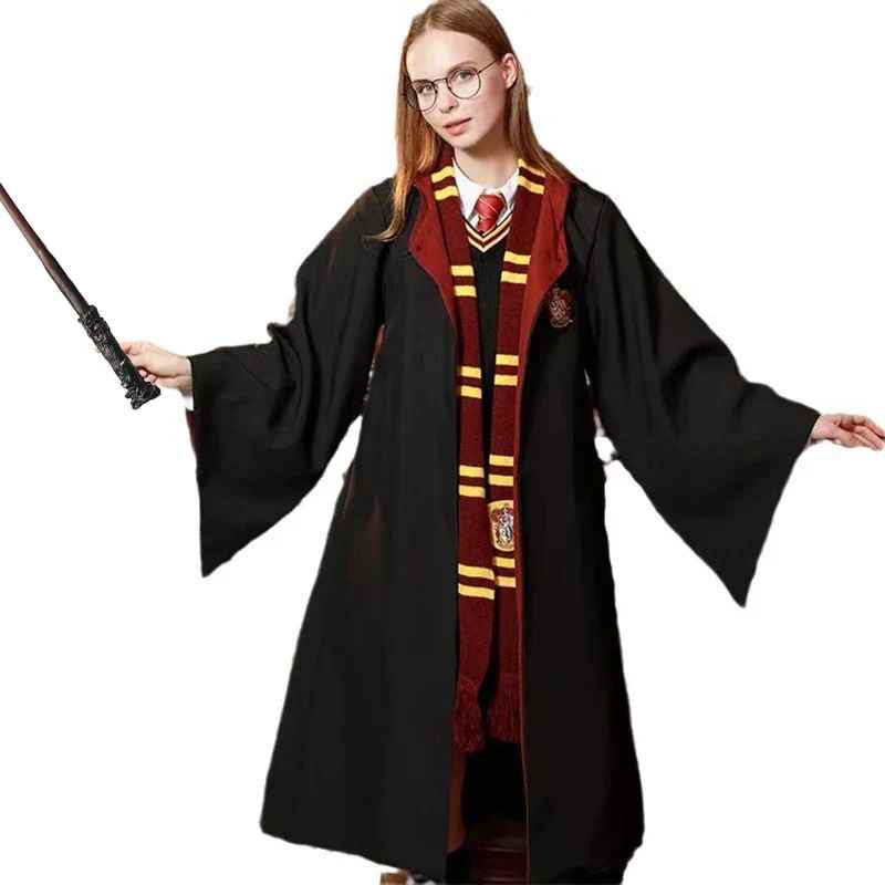 Harry potter Gryffindor Cosplay Set - Robe, Scarf, Tie, Wand and Glasses