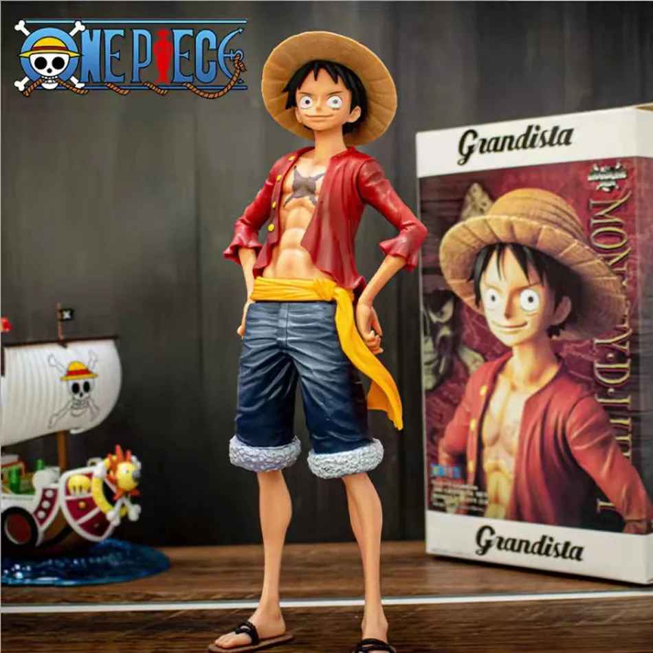 One Piece Grandista Monkey D. Luffy Figure – Straw Hat Pirate Collectible Model
