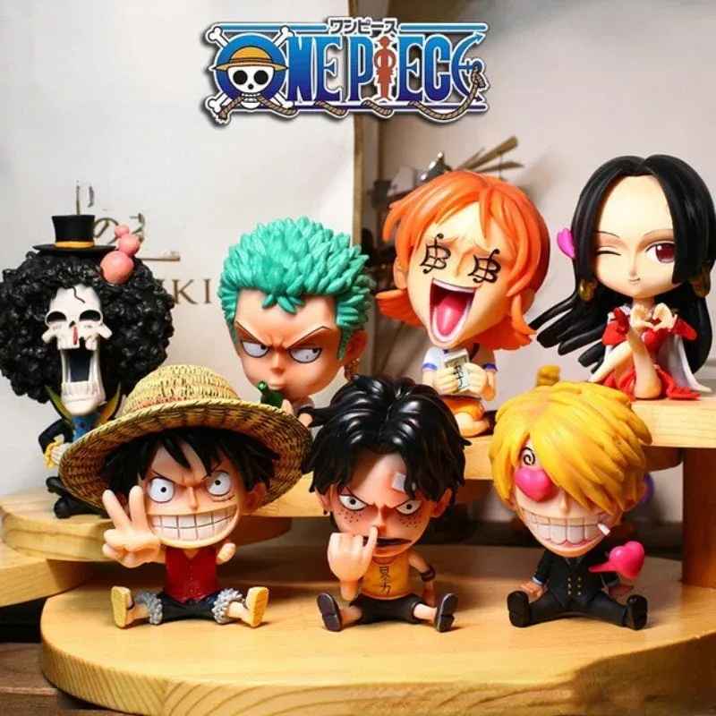 🏴‍☠️ One Piece Chibi Figure Set – Doflamingo & Luffy
