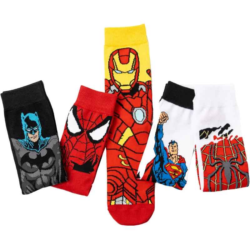 Marvel Superhero Socks | Spider-Man, Iron Man, Captain America Crew & Mid-Calf Merch | Geekzillaa