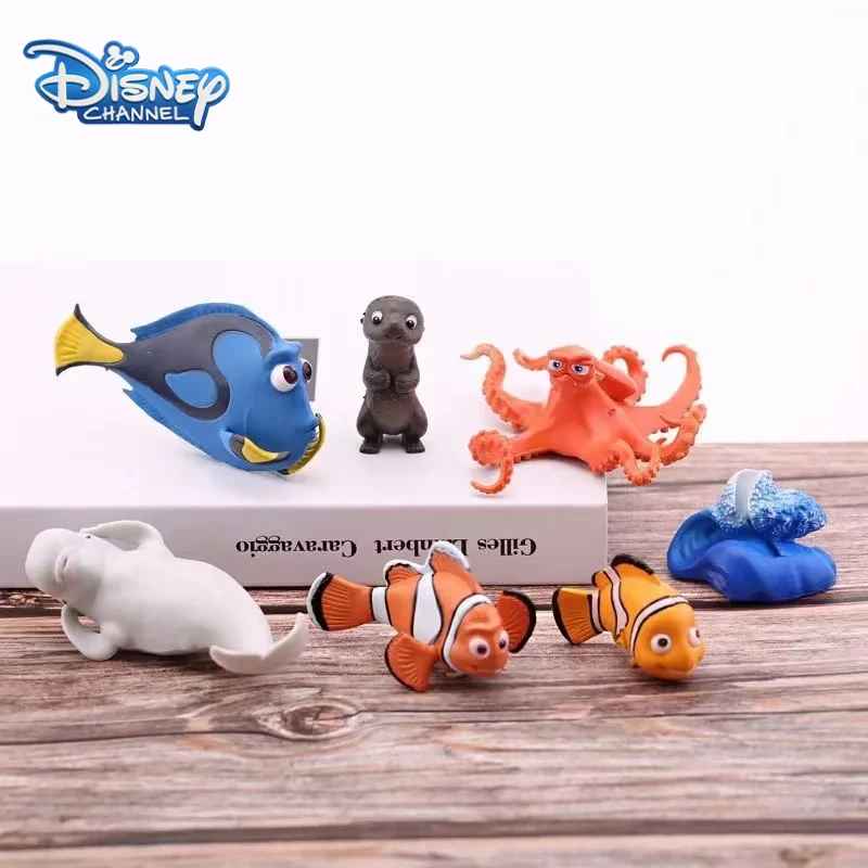 Finding Dory & Nemo Character Toy Figurine Set (7 Pcs)