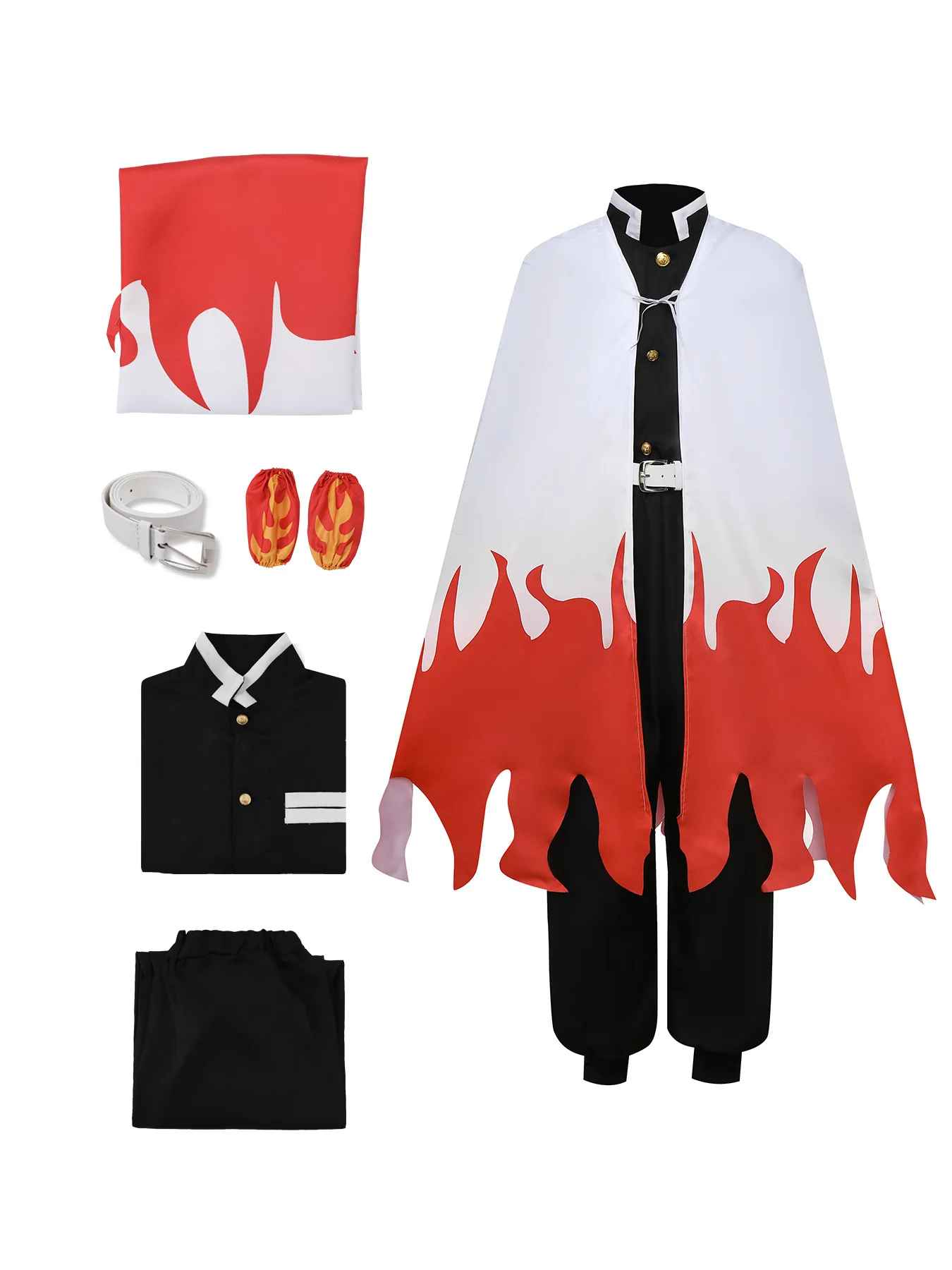 Kyojuro Rengoku Cosplay Costume – Flame Hashira Uniform