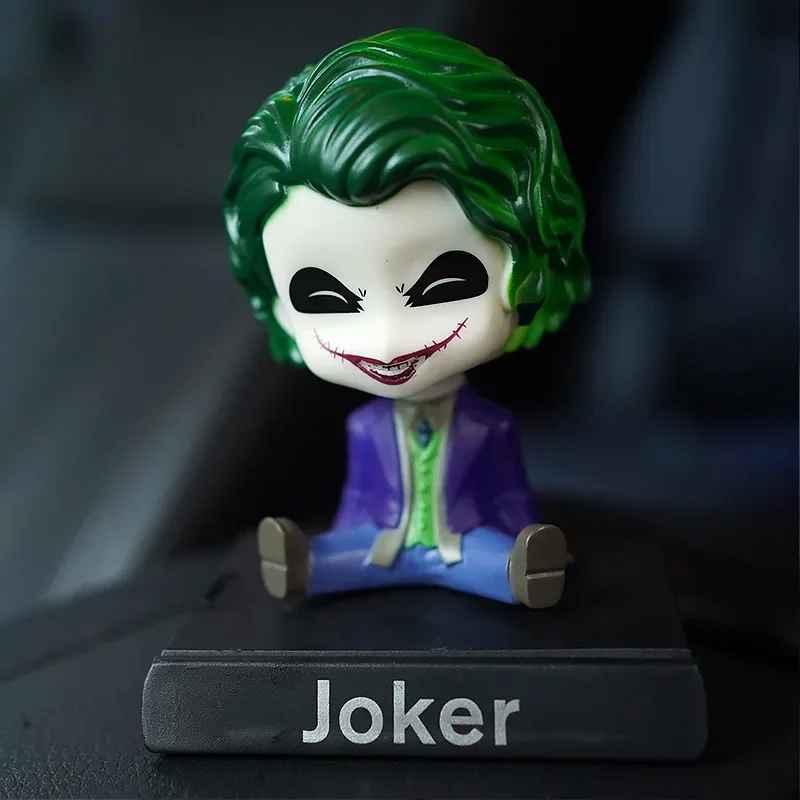 Anime & Superhero Bobblehead Collection – Chibi Figures with Phone Holder & Wobble Action