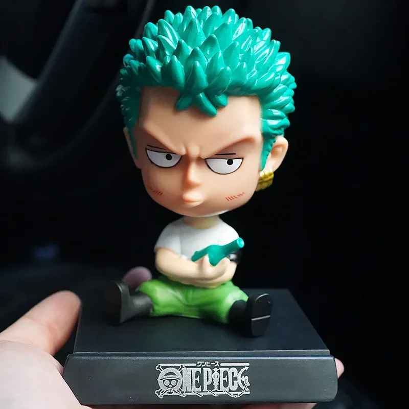 Anime & Superhero Bobblehead Collection – Chibi Figures with Phone Holder & Wobble Action