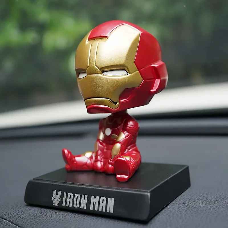 Anime & Superhero Bobblehead Collection – Chibi Figures with Phone Holder & Wobble Action