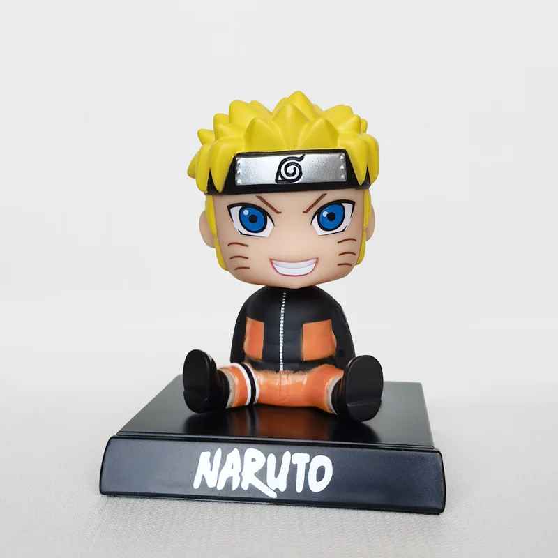 Anime & Superhero Bobblehead Collection – Chibi Figures with Phone Holder & Wobble Action